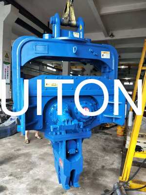 مطرقة قيادة الخوازيق الهيدروليكية المتينة HT330 مناسبة للحفارة 30-35T SK300 PC350 لمشاريع الخوازيق البلدية والريفية
