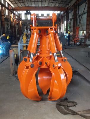 قشرة البرتقال استخراج الجهاز المرفق Q355B NM400/450/500 Hardox450/500/550 أربعة أو خمسة مخالب