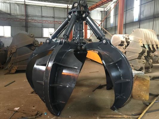 قشرة البرتقال استخراج الجهاز المرفق Q355B NM400/450/500 Hardox450/500/550 أربعة أو خمسة مخالب