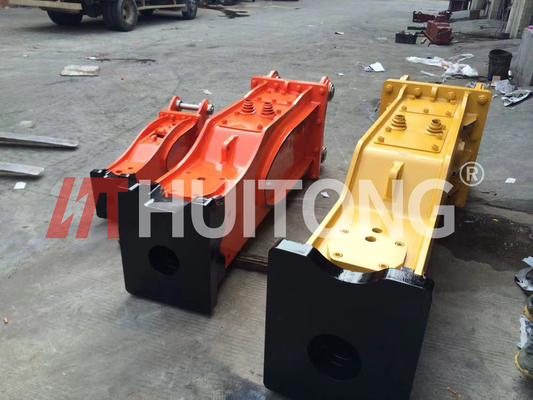 هوتونغ الصمت / نوع مربع مطرقة هيدروليكية 1800 كيلوغرام للحفر 18-26 طن، OEM متاحة شهادة CE