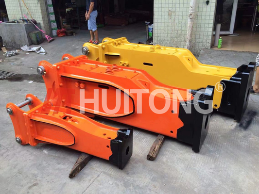 هوتونغ الصمت / نوع مربع مطرقة هيدروليكية 1800 كيلوغرام للحفر 18-26 طن، OEM متاحة شهادة CE