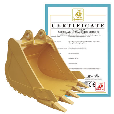 جرافة بوزن 20-30 طن دلو قياسي 1.2 متر مكعب فولاذ Q355B