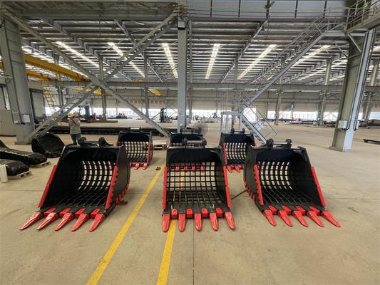 جرافة بوزن 20-30 طن مع دلو قياسي من فولاذ Q355B