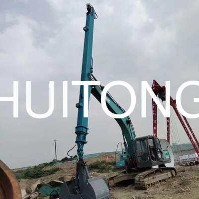 حفار ذراع تلسكوبي ثلاثي المراحل لـ PC300/CAT330 18 متر لهدم المباني الشاهقة/عمليات الهدم الرأسي