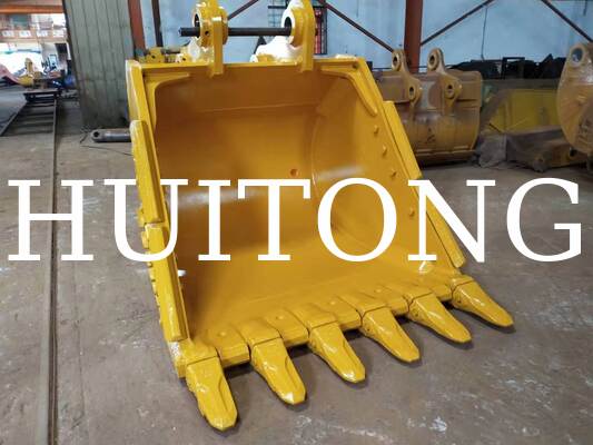 MINING Heavy Duty Rock Bucket for PC400/CAT340 1.8cbm for Hard Rock Excavation/Handling Blasted Rock/Demolition Works