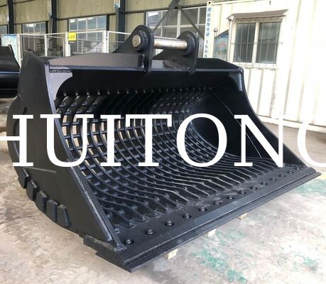 حفر دلو الهيكل العظمي لـ PC150 / CAT315 0.5cbm لتصنيف الحصى / فرز المواد والفحص / فصل الصخور من التربة العليا