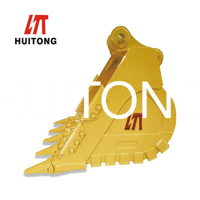 MINING Heavy Duty Rock Bucket for PC100/CAT310 0.4cbm for Hard Rock Excavation/Handling Blasted Rock/Demolition Works