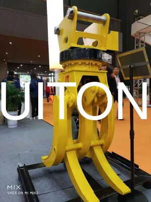 عقدة الهيدروليكية الدورية المخصصة 6-7 طن الحفر PC60 EX60 CAT70 عقدة الخشب Q355B للغابات قطع الخشب تحميل الخشب