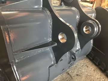 الصفراء Hardox450 حفار دلو صخرة مع أسنان قوة و 700-1000kg الوزن