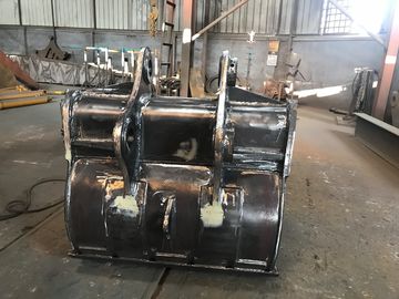 قوة الصفراء / السوداء حفر الحفر دلو Q355/NM400/Hardox450 أسنان ثقيلة جديدة