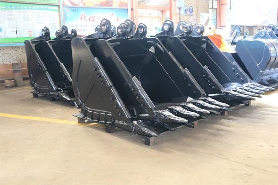 45T PC450 حفر صخرة دلو مخصصة 2.2CBM دلو التعدين عالية الجودة مصنع بيع مباشر