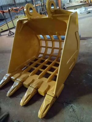 100 * 100 Gap JCB Excavator Skeleton Bucket تحميل أو تفريغ الرمال