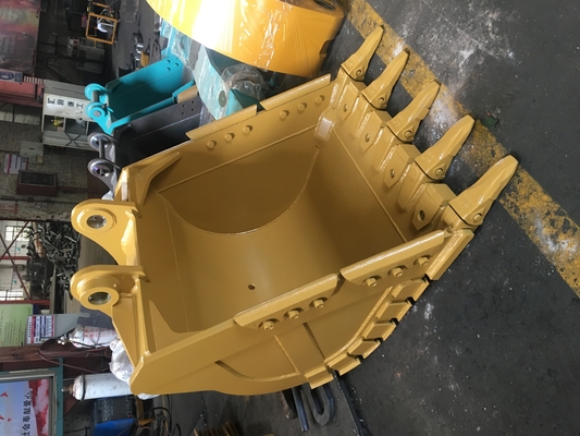 القوة الصفراء / السوداء حفر صخرة دلو Q355 NM400 Hardox400 280-4300kg مخصصة