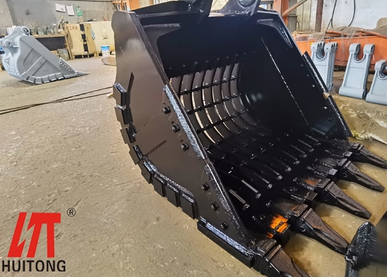 100 * 100 Gap JCB Excavator Skeleton Bucket تحميل أو تفريغ الرمال