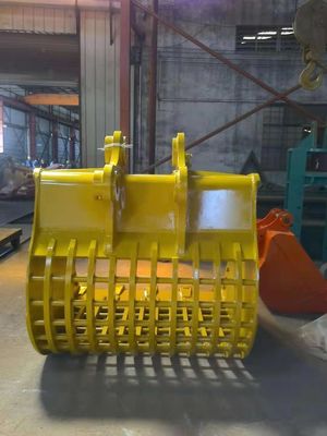 دلو الهيكل العظمي للحفارة المخصصة 31-35ton Excavator 1.5m³ PC350 EX350 لأعمال فحص الصخور الحفارة