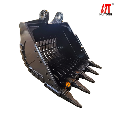 أصفر أسود Q355B NM400 Hardox550 دلو الهيكل العظمي للحفر لمختلف مهام الحفر