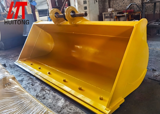 دلو الحفر الأصفر الأسود مع قوة Q355B NM400/450/500