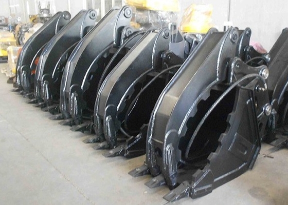 100 طن حفرة الخشب المقبض على الإبهام 5m3 سعة 2000mm فتح