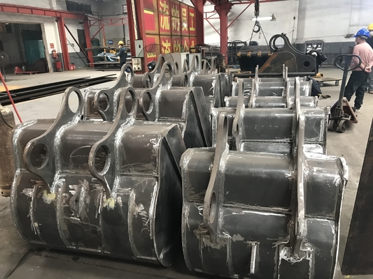 دلو الحفر الثقيل الأسود / الأصفر مع سعة 0.25-1.4cbm و 220-1150kg الوزن