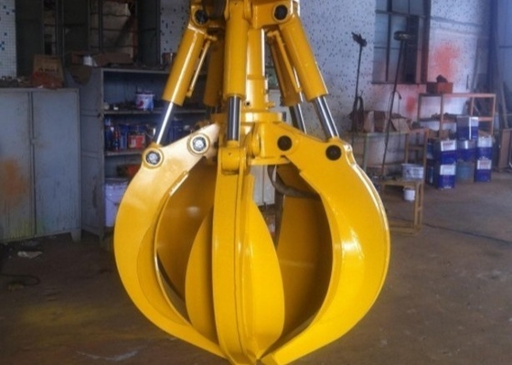 نطاق الوزن المخصص 380-2250kg قشرة البرتقال المقبض مع Hardox450/500/550 متانة