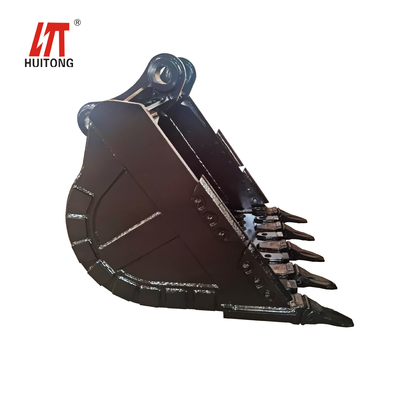 القوة الصفراء / السوداء حفر صخرة دلو Q355 NM400 Hardox400 280-4300kg مخصصة