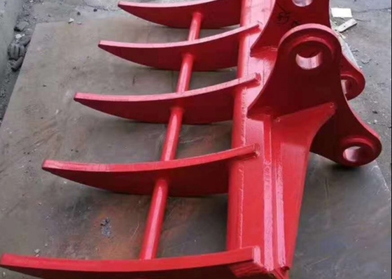 6 10 20 طن الحفرة المصغرة الصفحة راك دلو جذور راك Grabber للحفرة Ex200 ZX210