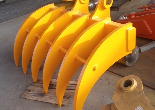 6 10 20 طن الحفرة المصغرة الصفحة راك دلو جذور راك Grabber للحفرة Ex200 ZX210