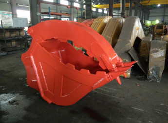 OEM 30 طن مخصصة كبيرة سعة حفر دلو دلو ل CAT330 العقدة ملحق Q355B / NM400 / HARDOX 450