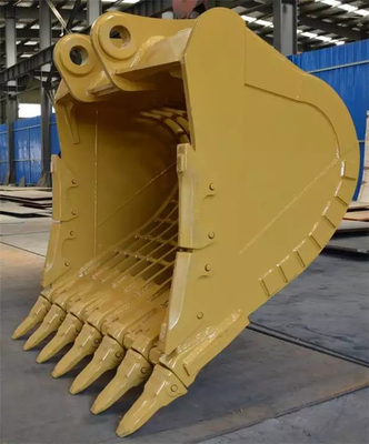 100mm Gaps Excavator 0.8-1.2M3 Skeleton Sieve Bucket For Doosan DH200 DH250