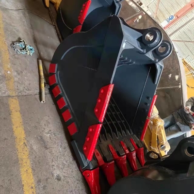 سعة مكعب حفر ثقيل Q355B Hardox550 800-1200mm 0.25-4.3cbm أسنان التلفستين
