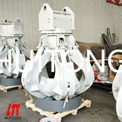 جرافة برتقالية لقشر البرتقال لـ PC200/CAT320 0.8cbm لمناولة المواد وفرزها/الهدم/مصانع الصلب وإعادة التدوير/عمليات التعدين والمحاجر