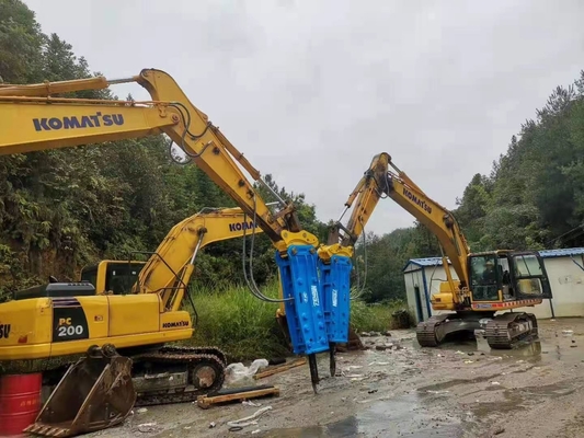 Hyundai Excavator Hydraulic Hammer Crusher Stone Rock Building Tear Down قوي