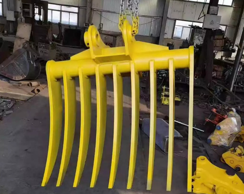 6 10 20 طن الحفرة المصغرة الصفحة راك دلو جذور راك Grabber للحفرة Ex200 ZX210