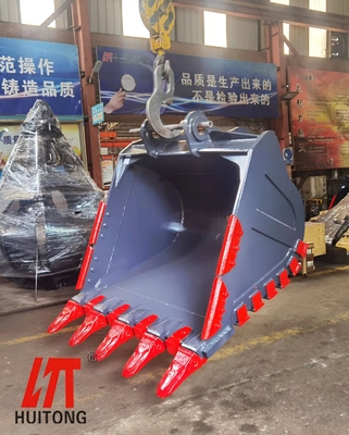 Q355B + NM400 دلو الصخور الثقيلة للحفر من 10 إلى 50 طن